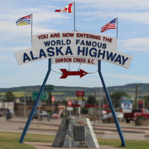 74a Alaska Hwy sign